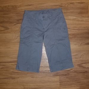 North Face grey trixie capri size M